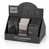 Boîtes de présentation PDQ personnalisées écologiques pour comptoir avec impression offset et pelliculage mat pour la vente au détail d'accessoires automobiles