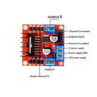 Módulo de Placa Controladora de Motor Paso a Paso L298N de CC con Voltaje Ajustable y Salida de 5A para Robot Inteligente, Precio de Fábrica Longwei, China