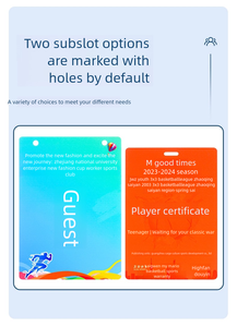 Özelleştirilmiş boyut VIP plastik PVC olay çalışma personeli ID rozet kart kordon ile geçer - Product Image 6