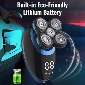 <span class=keywords><strong>Rasoir</strong></span> Électrique Rotatif Portable 7 Lames, Étanche IPX6, Lavable, Idéal <span class=keywords><strong>pour</strong></span> Hôtels et Voyages - Meilleure Vente - Product Image 4