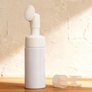 Botella de Plástico Blanca para <span class=keywords><strong>Jabón</strong></span> Líquido Cosmético al por Mayor, Botella con Bomba para Limpiador Facial de Espuma PET de 100 ml, 150 ml, 200 ml - Product Image 3