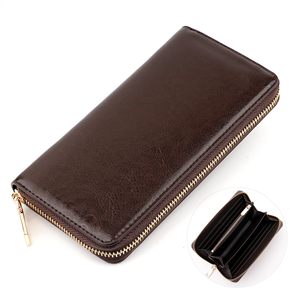 Oil wax cowhide [outer coffee+inner coffee]