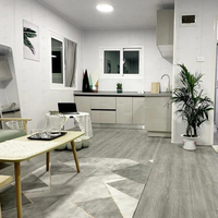 Conteneurs de rangement pour bureau, design moderne, maison conteneur modulaire en panneaux sandwich, couleur blanche, 20FT/40FT, taille personnalisée