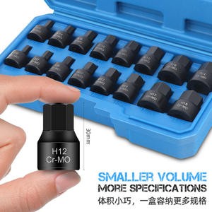 ชุดประแจซ็อกเก็ตจงเฟย 16 ชิ้น แบบเมตริกและอิมพีเรียล สำหรับประแจไฟฟ้าและประแจลม - Product Image 3