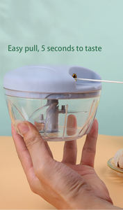 Hachoir à viande multifonctionnel à traction manuelle broyeur de légumes hachoir éplucheur presse-ail - Product Image 4