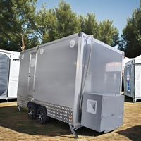 Maisons conteneurs extérieures durables au design moderne, remorque de salle de bain portable, toilettes mobiles, camping, école, maison, bureau, public