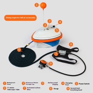 Ventilador de Buceo LY700, Equipo de Buceo Subacuático Portátil, 7 Horas de Autonomía, Simulador de Branquias de Pez, Máquina de Respiración Subacuática - Product Image 4