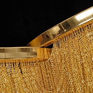 Atlantis <span class=keywords><strong>Pantheon</strong></span> LED lámpara colgante cadena de hierro iluminación gran candelabro decorativo borla hogar Hotel boda - Product Image 4