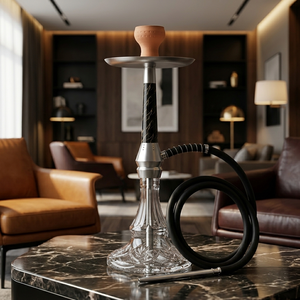 Entrega Rápida, Juego de Hookah de Vidrio Borosilicato de Lujo, Kit de Chicha de Aleación, Pipa de Agua, Narguile, Shisha, Estilo Alemán - Product Image 2