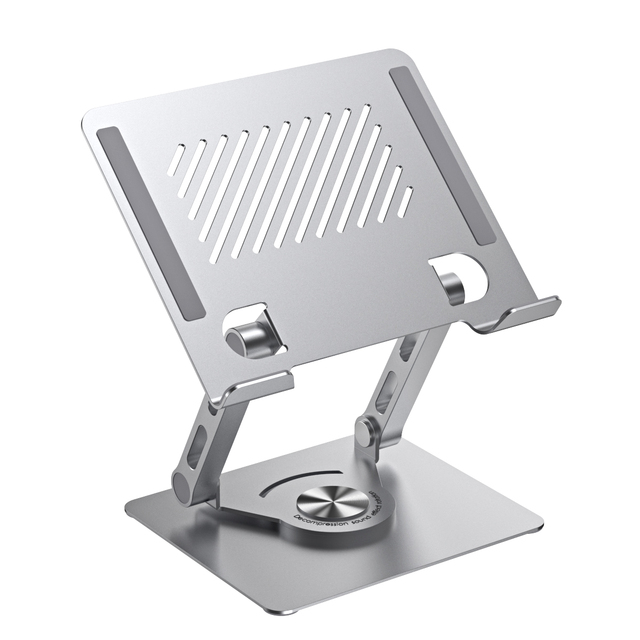iDock Ergonomic Height Multi-Angle Adjustable Folding 360 Degree Rotation Tablet Stand for iPad Holder