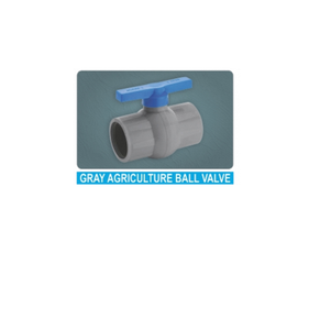 Válvula de Bola Agrícola Gris Profesional OEM, Conexión Bridada, Material CPVC, Mango Resistente, a Prueba de Fugas, para Riego Agrícola - Product Image 2