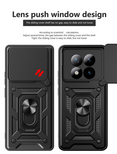 Nueva llegada funda de teléfono con protección de lente para Redmi Note 15 Pro + 5G funda a prueba de golpes con soporte - Product Image 4