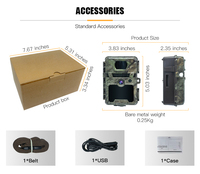 Top vente mini caméra de piste 30MP caméra de chasse HD 1080P 940nm étanche en gros