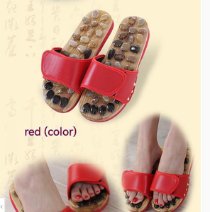 JK Acupression Soins des pieds Thérapie Massage Pantoufles Circulation sanguine Masseur Chaussures avec <span class=keywords><strong>aimants</strong></span> Améliorer le confort de pédicure - Product Image 4