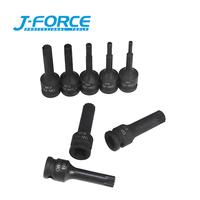 Impact Triple Square Spline Bit Socket Set 1/2 pouces Drive Cr-Mo Steel M5 M6 M8 M10 M12 M14 M16 M18