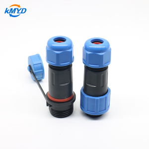 SP12/LD12 IP68 Waterdichte Connector <span class=keywords><strong>2</strong></span>-pins Nylon Messing Soldeerloze Mannelijke Vrouwelijke Circulaire Connector - Product Image 4