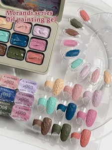 Esmalte de Uñas en Gel de 9 Colores, Efecto Degradado, Semipermanente, Removible con UV LED, Gel para Arte de Uñas--Mo Lan Di You Hua Jiao - Product Image 5