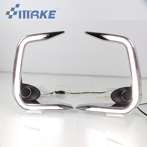 Smrke, accesorios para coche, luz diurna DRL para Toyota Corolla Alits 2019 2020, luz LED de circulación diurna con cubierta, faro antiniebla - Product Image 5