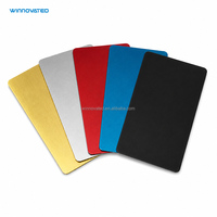 Tarjetas de Membresía VIP Empresariales Personalizadas de Acero Inoxidable/Aluminio Electrochapado, Código QR Grabado, Borde Negro Dorado, Diseño Tradicional