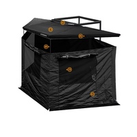 Vente en gros usine – Auvent latéral de voiture 180 degrés de qualité supérieure, tailles 2m et 2,5m, avec éclairage LED, pour SUV 4x4, camping tout-terrain, tente de toit