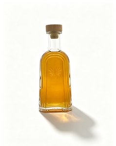 Botella de Vidrio Transparente Premium de 500ml, 700ml, 750ml para Licor de Agave, con Tapón de Corcho de Madera, para Bourbon, Scotch, <span class=keywords><strong>Tequila</strong></span>, Superventas - Product Image 2