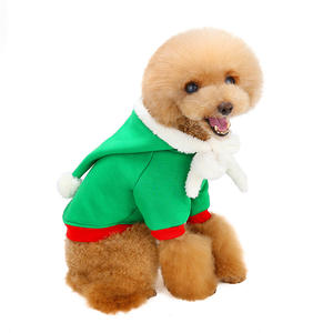 Disfraz Navideño Único para Mascotas - Disfraz <span class=keywords><strong>de</strong></span> <span class=keywords><strong>Perro</strong></span> <span class=keywords><strong>de</strong></span> Felpa Coral con Botones Estilo Japonés para Halloween y Ocasiones Festivas - Product Image 4