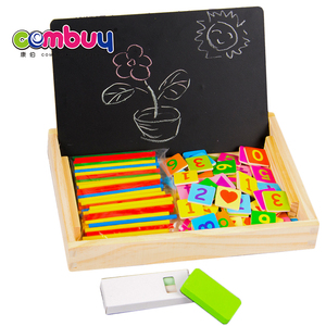 <span class=keywords><strong>Abaque</strong></span> d'écriture multifonction, 7 pièces, jeu en bois, mathématiques - Product Image 4