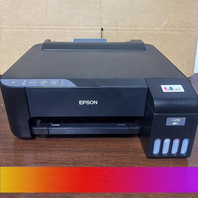 Epso-n L1258 A4 USB Wireless Inkjet Printer with WiFi & 4-Color Continuous Printing Brand New
