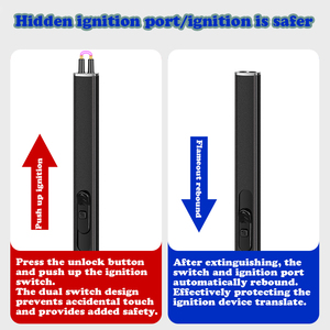 Pemantik Lilin Elektrik USB Aksesoris Lilin Pemantik Laser Pemantik Rokok - Product Image 3