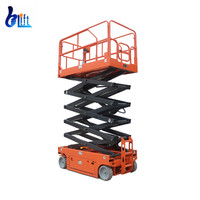 Plateforme élévatrice à ciseaux hydraulique mobile électrique autopropulsée CE/ISO 6m 8m 10m 12m 14m