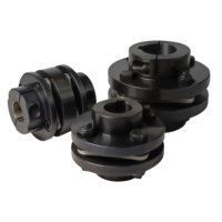 Accouplement universel flexible en acier SFS haute vitesse et précision, avec diaphragme en acier inoxydable 304, boulons alésés, disque élastique et traitement anti-oxydation, OEM