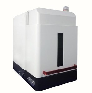 Machine de marquage laser à fibre de bureau fermée 20W/30W/50W pour lunettes, horloge, gravure de bijoux, découpe - Product Image 1