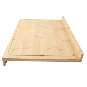 Tabla de cortar grande de bambú para fregaderos, cocina y amasado. - Product Image 5