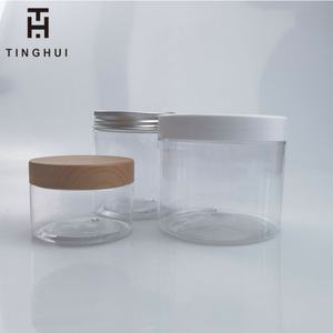 High Quality 50ml-1000ml Clear Plastic PET Storage Dry <b>Food</b> Pots Cosmetic Containers Plastic <b>Jars</b> with Lids - Product Image 3