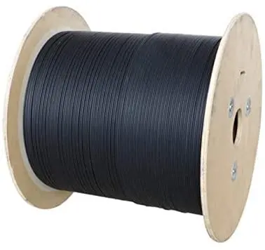 1000m/roll 2 Cores 3 Steel Wire Outdoor LSZH Sheath FTTH Outdoor Fiber Optic Cable