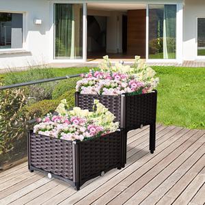 Maceta de flores para jardín, jardineras, cama de jardín <span class=keywords><strong>elevada</strong></span> - Product Image 3
