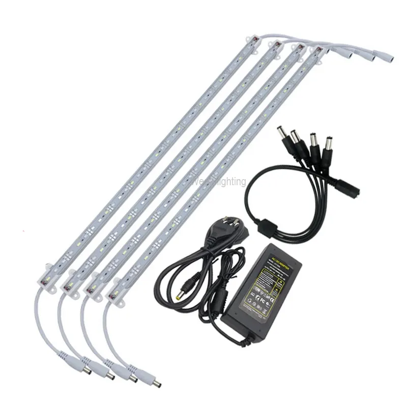 Tumbuh Lampu Set 0.5M Led Bar Aluminium Keras Strip IP68 Tahan Air Lampu Tanaman Merah Biru Hijau Putih Akuarium Rumah Kaca hydropo