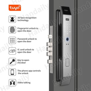 Nhà Máy an ninh tuya WiFI 3D Nhận dạng khuôn mặt vân tay thông minh khóa Keyless intercom kỹ thuật số cerradura inteligente khóa cửa - Product Image 2