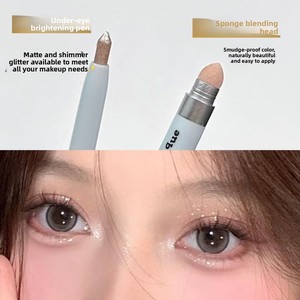 ปากกาอายไลเนอร์ ML782กันน้ำกันเหงื่อ Muge <span class=keywords><strong>Leen</strong></span> Day หัวสองหัวสำหรับใส่นอนไหมปากกาไฮไลท์สว่างขึ้นแบบทูอินวัน - Product Image 2
