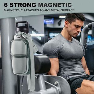Bolso Bandolera Deportivo de Poliéster, con Porta Botella Magnético, para Gimnasio, Deportes al Aire Libre, Almacenamiento de Teléfono Móvil y Llaves - Product Image 6