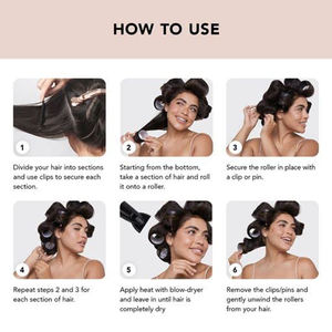 Venta al por mayor de <span class=keywords><strong>rulos</strong></span> negros de agarre automático de aluminio de nylon térmico de varios tamaños para el <span class=keywords><strong>pelo</strong></span> largo y <span class=keywords><strong>corto</strong></span> de temperatura caliente - Product Image 6