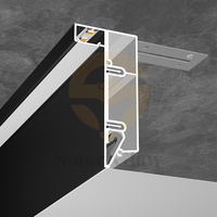 Profilés en aluminium pour plafond tendu en tissu PVC avec bande LED intégrée – Prix compétitif