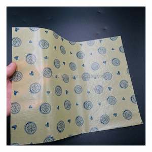 Custom Printed Fast Food Tray Basket Liners Food Grade <b>Wax</b> <b>Paper</b> Wrap for Burgers Sandwiches Bread & Milk - Product Image 5