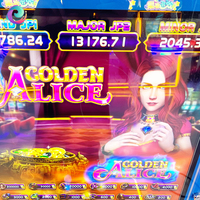 Machine d'arcade à pièces de monnaie de 32 pouces, double écran, 2 joueurs, jeu de chance et de compétences, prix d'usine garanti