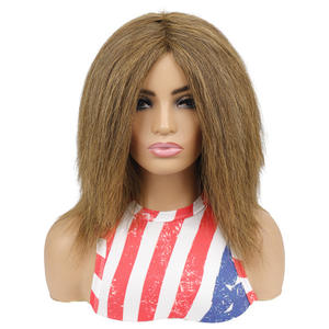 วิกผมยาวปานกลางยาวปานกลางทำจากผ้าไ<span class=keywords><strong>ห</strong></span>ม yaki - Product Image 1