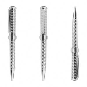 Bolígrafo de Metal de Alta Calidad con Punta de Bola Dorada, Bolígrafos de la Marca Navy, Bolígrafos de Metal de Buena Calidad con Logotipo Personalizado - Product Image 5