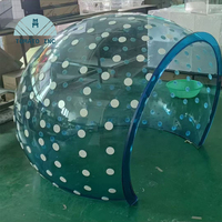 Service de fabrication de dômes circulaires en acrylique OEM TOMATO, usinage CNC, fabrication acrylique pour la décoration architecturale, la conception de clôtures