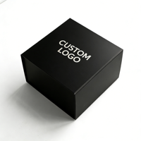 Emballage personnalisé de haute qualité avec logo imprimé, grand format, noir mat, pliable, magnétique, emballage en papier personnalisé avec logo, boîte de haute qualité