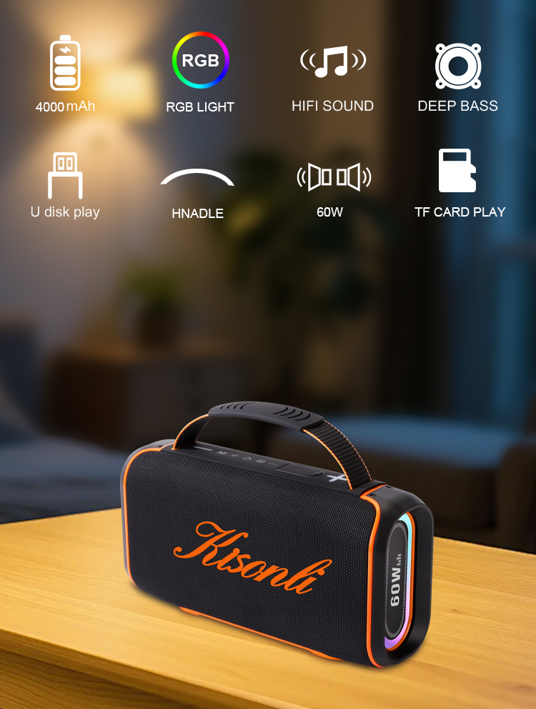 Kisonli K29 Party Subwoofer Bluetooth OEM 60W Speaker