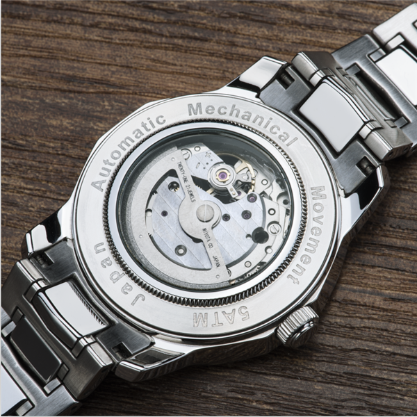 Top Brand Stainless Steel Strap Skeleton Automatic Luxury Custom Logo Men Mechanical Watches